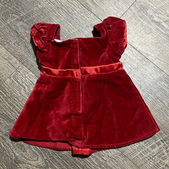 American Girl Bitty Baby 2010 Sweet Scarlet Red Dress ONLY - Picture 2 of 4